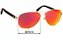 Sunglass Fix Replacement Lenses for Chanel 4207 - 60mm Wide 