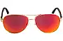 Chanel 4207  Replacement Sunglass Lenses - 60mm wide Front View 