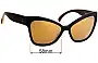 Sunglass Fix Replacement Lenses for Chanel 5271 - 58mm Wide 