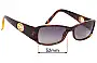 Sunglass Fix Replacement Lenses for Christian Dior CD3138 - 52mm Wide 