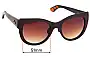 Sunglass Fix Replacement Lenses for Christian Dior Dior Decale 1 - 51mm Wide 