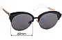 Sunglass Fix Replacement Lenses for Christian Dior Diorama Club - 60mm Wide 
