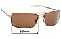 Sunglass Fix Replacement Lenses for Christian Dior 0101 - 68mm Wide 