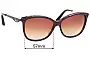 Sunglass Fix Replacement Lenses for Christian Dior Metal Eyes 2 - 57mm Wide 
