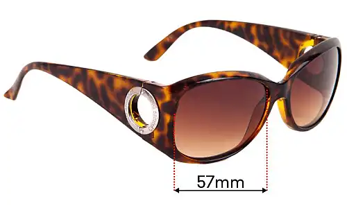Christian Dior Unknown Model  Replacement Lenses 57mm wide 