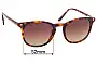 Sunglass Fix Ersatzgläser für Collette Dinnigan Sun Rx 15 - 52mm Wide 