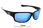 Sunglass Fix Replacement Lenses for Dirty Dog Ice - 63mm Wide 