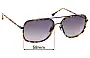 Sunglass Fix Replacement Lenses for Dita Avocet Two 21009-B - 58mm Wide 