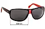 Sunglass Fix Verres de Remplacement pour Dolce & Gabbana DG3045 - 63mm Wide 