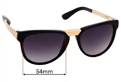 Dolce & Gabbana DG4257-F Lentes de Repuesto 54mm wide 