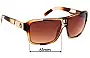Sunglass Fix Ersatzgläser für Dragon The Jam - 61mm Wide 