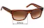 Sunglass Fix Replacement Lenses for Dragon Viceroy - 57mm Wide 