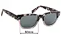 Sunglass Fix Replacement Lenses for Eco By Modo Vail - 50mm Wide 