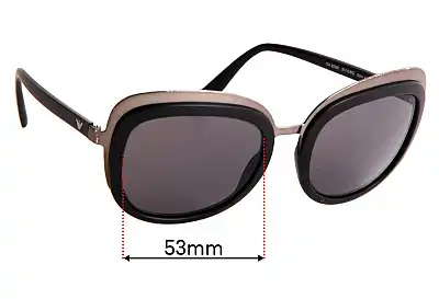 Emporio Armani EA2058 Replacement Lenses 53mm wide 