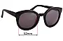 Sunglass Fix Replacement Lenses for Epokhe Oha - 52mm Wide 