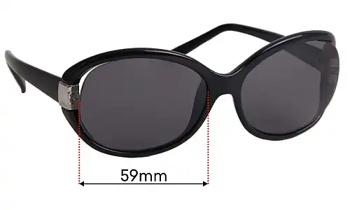 Sunglass Fix Replacement Lenses for Fendi FS 5152 - 59mm Wide 