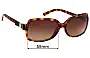 Sunglass Fix Replacement Lenses for Furla Scilla SU4770J - 58mm Wide 