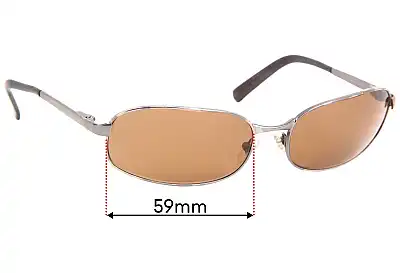 Giorgio Armani 1573 Replacement Lenses 59mm wide 