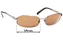 Sunglass Fix Ersatzgläser für Giorgio Armani 1573 - 59mm Wide 
