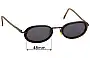 Sunglass Fix Ersatzgläser für Giorgio Armani 672 - 48mm Wide 