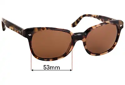 Giorgio Armani AR 8067 Replacement Lenses 53mm wide 