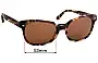 Sunglass Fix Replacement Lenses for Giorgio Armani AR 8067 - 53mm Wide 