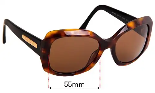 Sunglass Fix Replacement Lenses for Giorgio Armani AR 8002 - 55mm Wide 