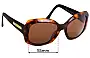 Sunglass Fix Replacement Lenses for Giorgio Armani AR 8002 - 55mm Wide 