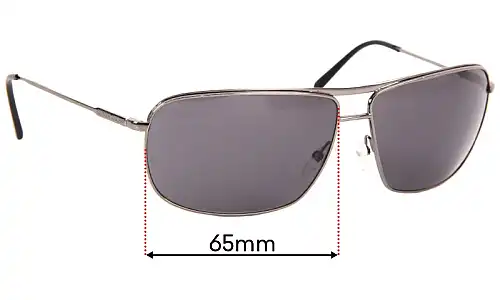 Sunglass Fix Replacement Lenses for Giorgio Armani GA 838/S - 65mm Wide 