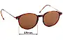 Sunglass Fix Replacement Lenses for Giorgio Armani 174-S - 49mm Wide 