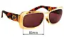 Sunglass Fix Replacement Lenses for Gucci GG2617/S - 55mm Wide 
