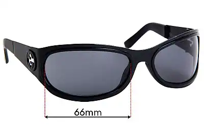 Gucci GG2755/S Replacement Lenses 66mm wide 