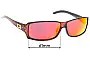 Sunglass Fix Lentes de Repuesto para Gucci GG2515/S - 61mm Wide 