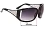 Sunglass Fix Replacement Lenses for Gucci GG2999/S - 65mm Wide 