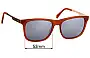 Sunglass Fix Replacement Lenses for Guess GU6908 - 55mm Wide 
