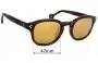 Sunglass Fix Replacement Lenses for Hally and Son Type 11959 HS50003 - 47mm Wide 