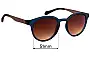 Sunglass Fix Verres de Remplacement pour Hugo Boss 0869/S - 51mm Wide 