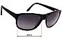 Sunglass Fix Replacement Lenses for Jaguar 37113 - 58mm Wide 