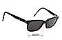 Sunglass Fix Replacement Lenses for Jeff Banks JB Sun Rx 02 - 53mm Wide 