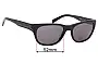 Sunglass Fix Replacement Lenses for Bailey Nelson  JS662S - 52mm Wide 