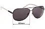 Sunglass Fix Replacement Lenses for Just Cavalli JC155S - 60mm Wide 