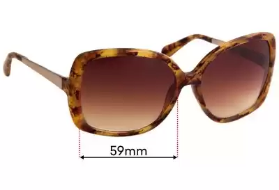 Kate Spade Margita/O/S Replacement Lenses 59mm wide 