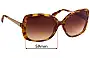 Sunglass Fix Verres de Remplacement pour Kate Spade Margita/O/S - 59mm Wide 