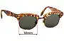 Sunglass Fix Replacement Lenses for L.A.Eyeworks Gigantor - 50mm Wide 