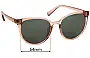 Sunglass Fix Ersatzgläser für Le Specs Armada - 54mm Wide 