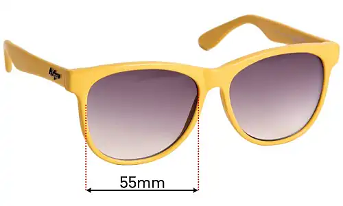 Le Specs Cartel Replacement Lenses 55mm wide 