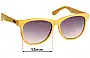 Sunglass Fix Replacement Lenses for Le Specs Cartel - 55mm Wide 