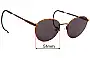 Sunglass Fix Replacement Lenses for Luxottica 9164 RS - 51mm Wide 