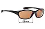 Sunglass Fix Replacement Lenses for Mako Gone 9380 - 58mm Wide 