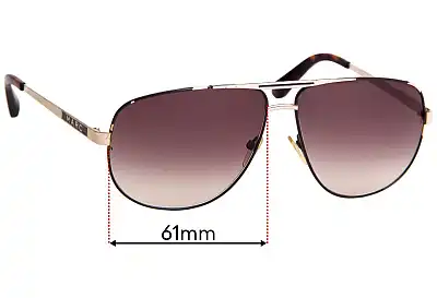 Marc by Marc Jacobs MMJ 131/S Replacement Lenses 61mm wide 